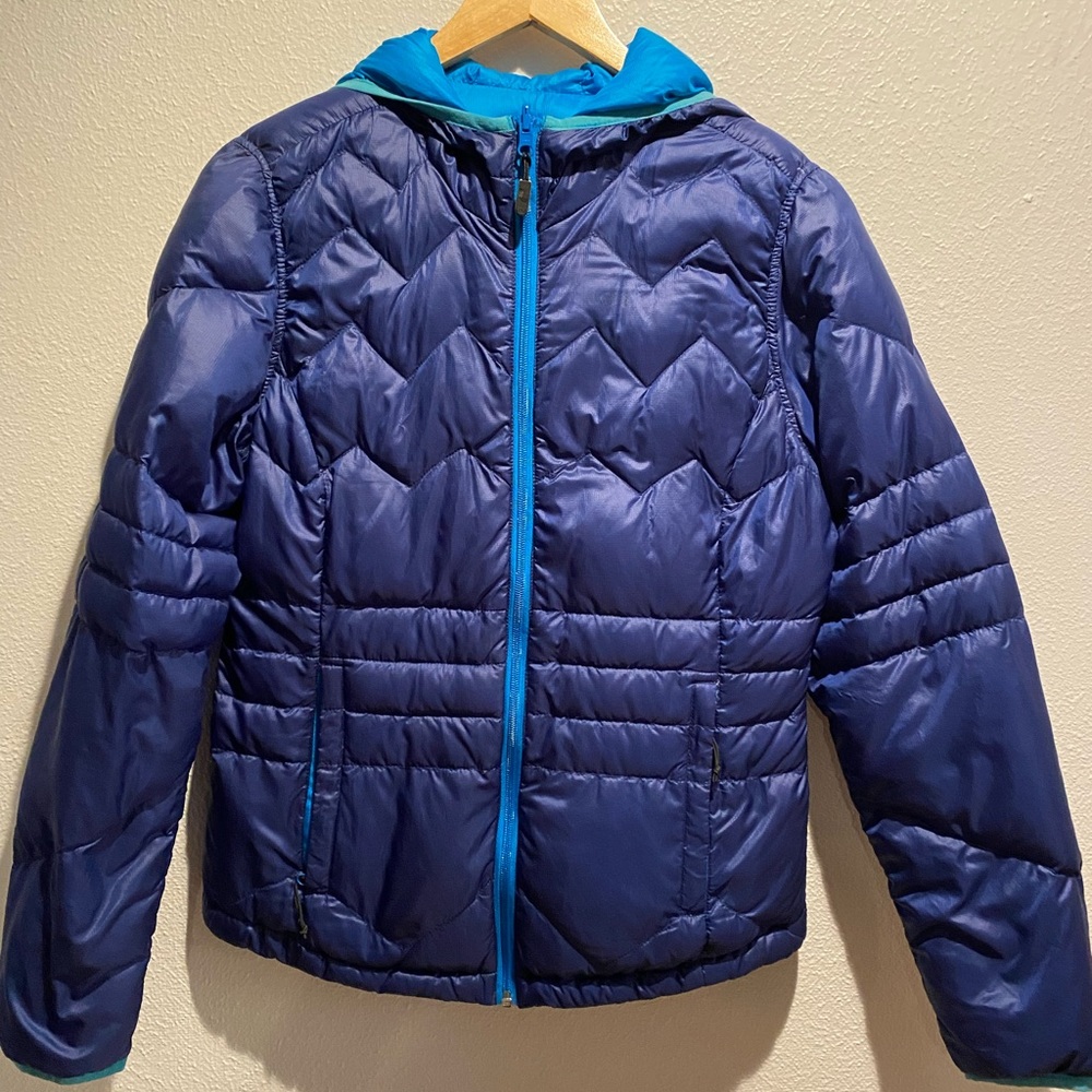 Lole reversible down hoody size S